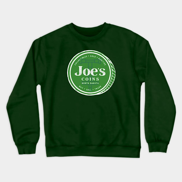 Joe’s Coins North Dakota Leprechaun Crewneck Sweatshirt by deleriumden